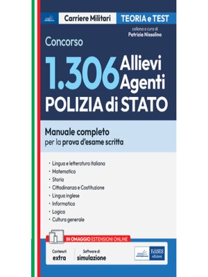 cover image of Concorso 1.306 Allievi Agenti Polizia di Stato